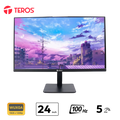 MONITOR TEROS PLANO TE-2420CS, 24" WUXGA IPS FHD 100 Hz HDMI, VGA